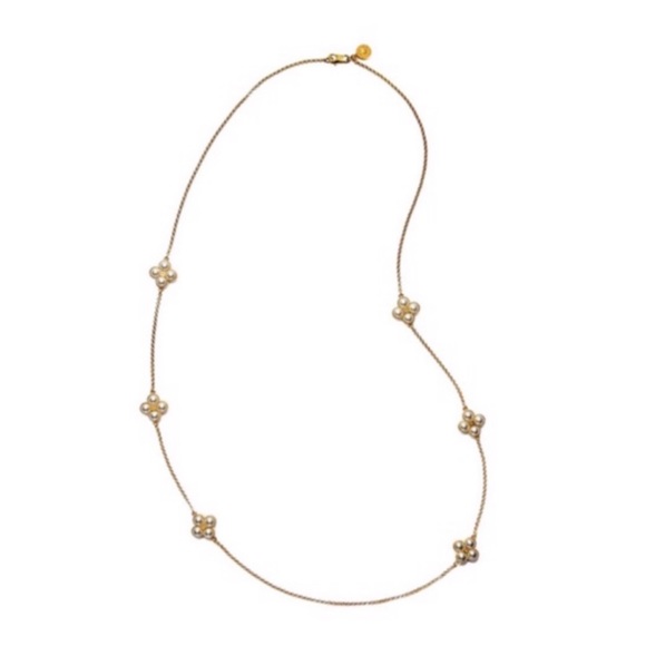 TORY BURCH • Clover Rope Necklace & Earrings Set - Picture 5 of 6